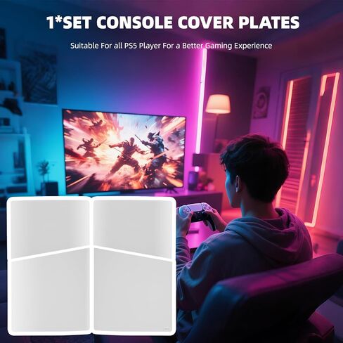 4 قطع بديلة للوحة الواجهة لإصدار قرص PS5 Pro، ملحقات هيكل اللوحة الجانبية، مقاومة للصدمات الصلبة، مقاومة للغبار، مضادة للخدش، حافظة ABS، أسود in Saudi Arabia