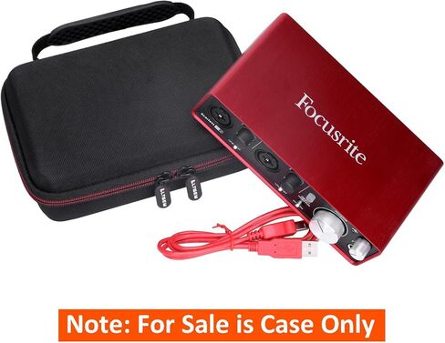 ال تي جيم حافظة صلبة من مادة ايفا لواجهة صوت USB فوكسرايت سكارليت 4i4 (الجيل الثالث) مع ادوات احترافية - للسفر - شنطة تخزين واقية للحمل in Kuwait