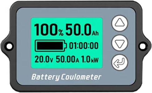 شاشة LCD لبطارية السيارة 8-120 فولت - النطاق الحالي 50 أمبير/100 أمبير/350 أمبير، عرض اختبار مؤشر سعة الجهد لبطاريات الرصاص الحمضية والليثيوم (350 أمبير) in Saudi Arabia