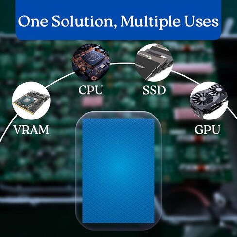 Thermal Conductive Silicone Pad 4mm, 1 W/mK Thermal Conductivity, Light Red, 80x60mm, 3 Sheets per Pack, -50°C to 180°C Continuous Use in Kuwait