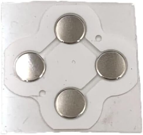 Replacement Metal ABXY Button Membrane Conductive Film D-Pad Cross Key Button Sticker for Nintendo 3DS 3DS XL LL New 3DS New 3DS XL LL (for 3DS XL) in Saudi Arabia