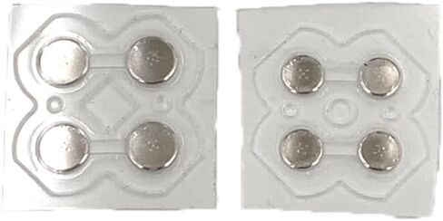 Replacement Metal ABXY Button Membrane Conductive Film D-Pad Cross Key Button Sticker for Nintendo 3DS 3DS XL LL New 3DS New 3DS XL LL (for 3DS XL) in Saudi Arabia