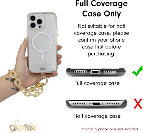 Sonix Phone Wristlet - Detachable Universal Smartphone Wrist Strap, Hands-Free Lanyard Cellphone Bracelet with Tether Tab in Saudi Arabia