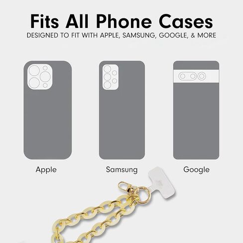 Sonix Phone Wristlet - Detachable Universal Smartphone Wrist Strap, Hands-Free Lanyard Cellphone Bracelet with Tether Tab in Saudi Arabia