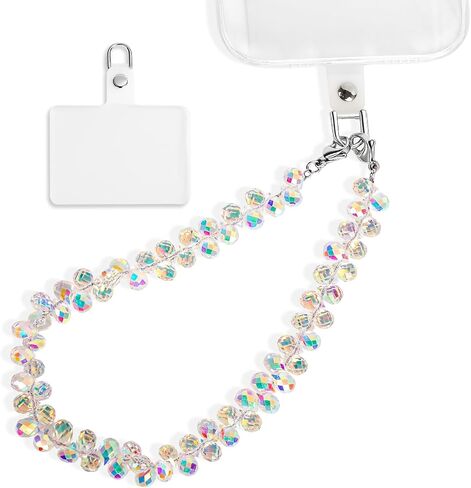 Phone Charm Detachable Metal Cellphone Wrist Strap for Women Girls, Cell Phone Lanyard in Saudi Arabia