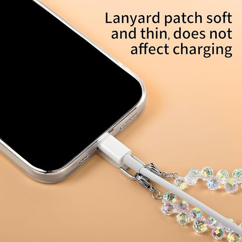 Phone Charm Detachable Metal Cellphone Wrist Strap for Women Girls, Cell Phone Lanyard in Saudi Arabia