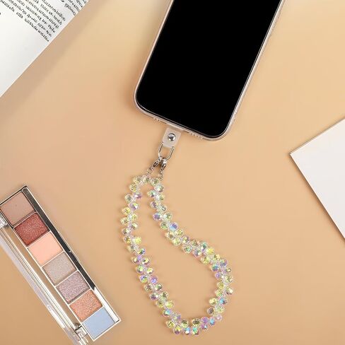 Phone Charm Detachable Metal Cellphone Wrist Strap for Women Girls, Cell Phone Lanyard in Saudi Arabia