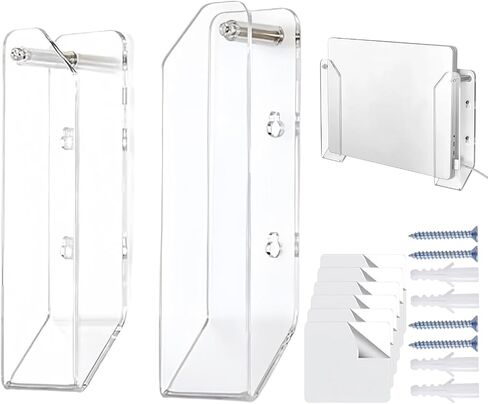 Under Desk Laptop Tray | Acrylic Universal Clear Home Supplies with Adhesive and Screws | Desk Laptop Holder,for Keyboards Tablets Indoor Study Selfies Photos RV Daily Travel Work Offices in Saudi Arabia