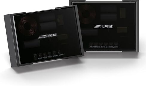 Alpine HDZ-65CS، مكبرات صوت عالية الدقة من سلسلة Status مقاس 6.5 بوصات ثنائية الاتجاه + حزمة مضخم صوت رباعي القنوات بقدرة 320 وات S-A32F in Saudi Arabia