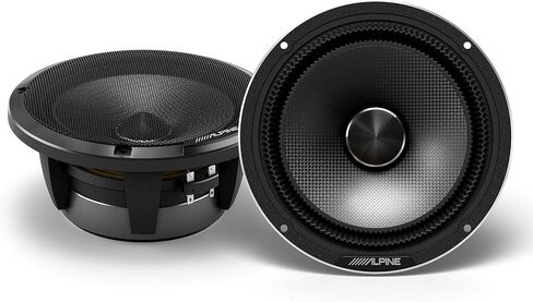 Alpine HDZ-65CS، مكبرات صوت عالية الدقة من سلسلة Status مقاس 6.5 بوصات ثنائية الاتجاه + حزمة مضخم صوت رباعي القنوات بقدرة 320 وات S-A32F in Saudi Arabia
