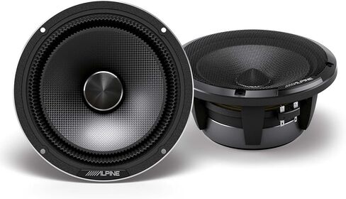 Alpine HDZ-65CS، مكبرات صوت عالية الدقة من سلسلة Status مقاس 6.5 بوصات ثنائية الاتجاه + حزمة مضخم صوت رباعي القنوات بقدرة 320 وات S-A32F in Saudi Arabia