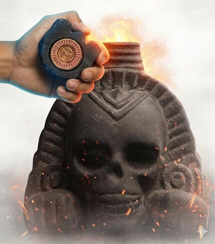 Aztec Death Whistle Loudest, Handmade Ceramic Scream Death Whistle, Unique Gift for Collectors Ritual Sound Tool Ancient Artifact (Black) in Saudi Arabia