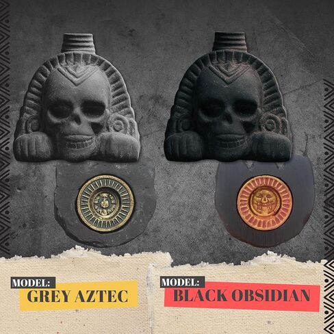 Aztec Death Whistle Loudest, Handmade Ceramic Scream Death Whistle, Unique Gift for Collectors Ritual Sound Tool Ancient Artifact (Black) in Saudi Arabia