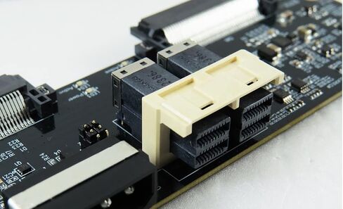 Micro SATA Cables | Maximize Your Storage Capacity with SFF-8673 1x2, 4X to U.2 Dual Port Adapter Card in Saudi Arabia