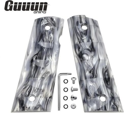Guuun 1911 Magwell Grips مصقول بدرجة عالية من الراتنج الصناعي Ambi Safety Cut in Saudi Arabia
