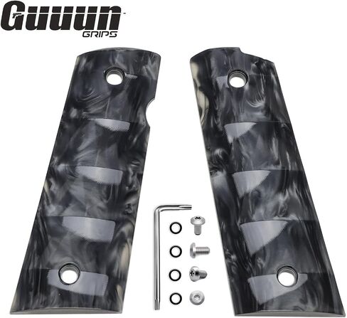 Guuun 1911 Magwell Grips مصقول بدرجة عالية من الراتنج الصناعي Ambi Safety Cut in Saudi Arabia