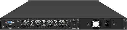 HUNSN 1U Firewall Appliance XEON Server مع IPMI، OPNsense، VPN، 2 x E5 2699 V4، RJ66، C612، 6 x I210 I211 LAN، 4 x X710 SFP+، 2 x 82599 SFP+، 0 RAM، 0 تخزين، Barebone No System in Kuwait