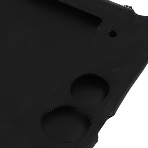 Soft Silicone Skin Case with Top and Bottom Screen Protectors for Controller, Scratch Resistant Protective Cover for 2DS (Black) in Saudi Arabia