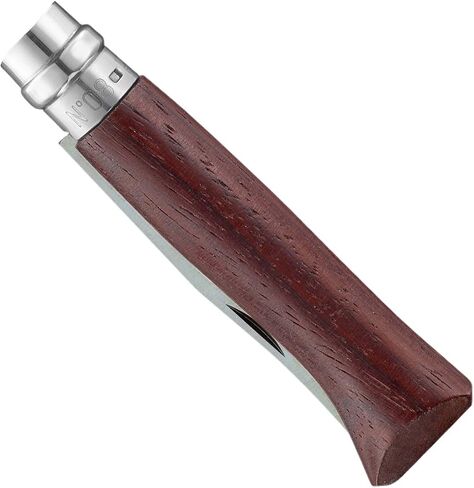 OPINEL No.06-No.09 Premium Woods, Stainless Steel Folding Pocket Knife, Made in France (No.08/Olive) in Saudi Arabia