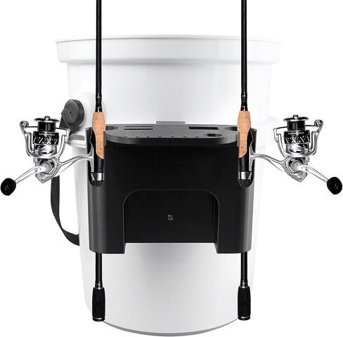 Fishing Rod Holder Accessories Fits for YETI Loadout 5-Gallon Bucket,Bucket Fishing Rod Holder,All-in-One Fishing Organizer for YETI Bucket Accessories in Saudi Arabia