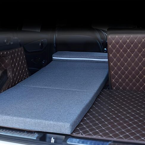 Non-Inflatable Mattress Foldable Car Trunk Mattress, Sleeping Pad for Car Camping Or Tent Camping, Multi-Purpose for Camping Used for Minivan/SUV/Tesla Model Y/RAV4/CR-V/X-Trail/Truck Back Seat in Saudi Arabia