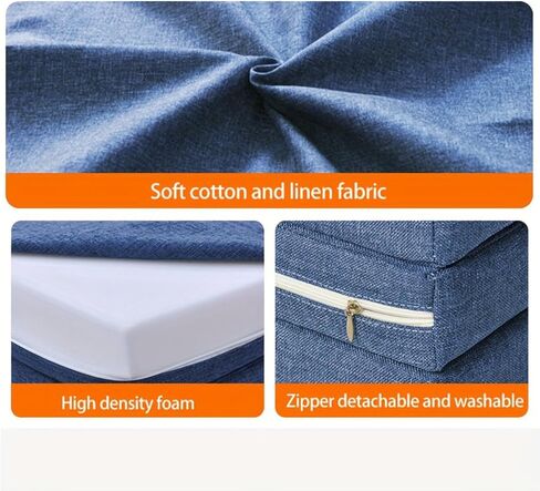 Non-Inflatable Mattress Foldable Car Trunk Mattress, Sleeping Pad for Car Camping Or Tent Camping, Multi-Purpose for Camping Used for Minivan/SUV/Tesla Model Y/RAV4/CR-V/X-Trail/Truck Back Seat in Saudi Arabia