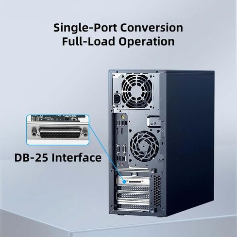 PCIE Parallel Adapter Card Support SPP EPP ECP 2.5Gb/s PCI-Express 1-Lane x1 Full-Duplex Channel for Printers in Saudi Arabia