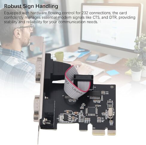 PCI Serial Parallel Combo Card, 2 Port RS232 Express for, OS X, 4 Port USB 3.0 Adapter with 20 Pin Internal Port, Self Powered Technology in Saudi Arabia