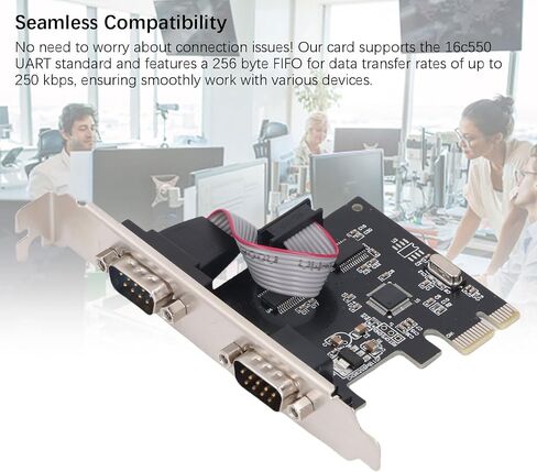 PCI Serial Parallel Combo Card, 2 Port RS232 Express for, OS X, 4 Port USB 3.0 Adapter with 20 Pin Internal Port, Self Powered Technology in Saudi Arabia