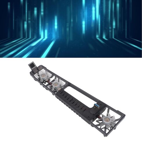 Cooling Fan for Slim Console, Game Console USB Cooling Fan with RGB Light, 3 Adjustable Fans, Quiet Cooling System for Slim in Saudi Arabia