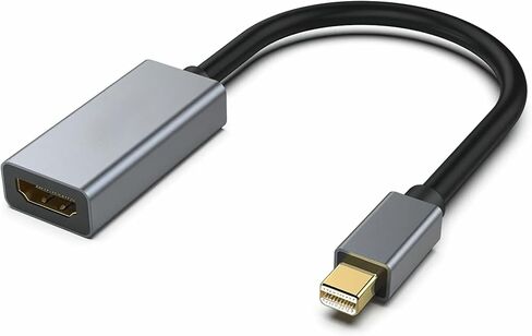 محول Mini DisplayPort إلى HDMI 4K، محول Thunderbolt 2 إلى HDMI متوافق مع MacBook Air/Pro، Microsoft Surface Pro/Dock، الشاشة، جهاز العرض [موصلات مطلية بالذهب وغطاء من الألومنيوم] in Saudi Arabia