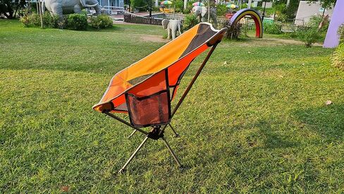 Vortex ZDY Lightweight 1.5kg Portable Folding Durable Easy to Store Small Simplicity High Bearing Weight Camping Chair for Outdoor, Backpacking, Garden, Picnic, Fishing and Indoor use.(Orange) in Saudi Arabia