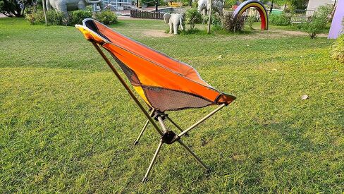 Vortex ZDY Lightweight 1.5kg Portable Folding Durable Easy to Store Small Simplicity High Bearing Weight Camping Chair for Outdoor, Backpacking, Garden, Picnic, Fishing and Indoor use.(Orange) in Saudi Arabia