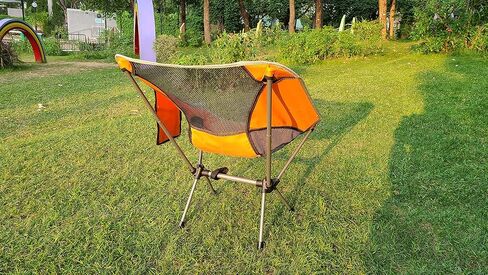 Vortex ZDY Lightweight 1.5kg Portable Folding Durable Easy to Store Small Simplicity High Bearing Weight Camping Chair for Outdoor, Backpacking, Garden, Picnic, Fishing and Indoor use.(Orange) in Saudi Arabia
