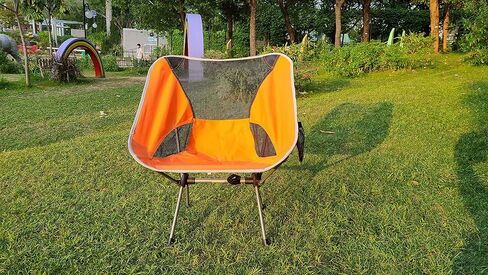 Vortex ZDY Lightweight 1.5kg Portable Folding Durable Easy to Store Small Simplicity High Bearing Weight Camping Chair for Outdoor, Backpacking, Garden, Picnic, Fishing and Indoor use.(Orange) in Saudi Arabia