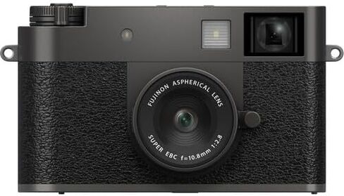 FUJIFILM X Half Premium Compact Digital Camera (Charcoal Silver) Bundle with Carrying Case + 64GB Memory Card + Lens Cap Keeper + Memory Card Wallet + Hand Strap + More in Saudi Arabia