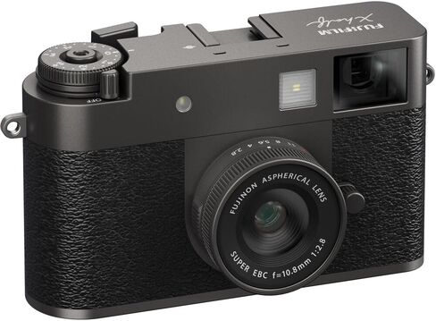 FUJIFILM X Half Premium Compact Digital Camera (Charcoal Silver) Bundle with Carrying Case + 64GB Memory Card + Lens Cap Keeper + Memory Card Wallet + Hand Strap + More in Saudi Arabia