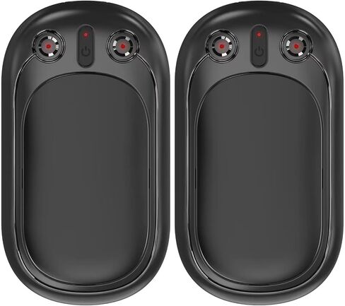 جهاز تدفئة اليد قابل لإعادة الشحن، جهاز تدفئة اليد المحمول SECHKISS 2-Pack 5000mAh قابل لإعادة الاستخدام، جهاز تدفئة الجيب الكهربائي 2 في 1 رائع للاستخدام في الهواء الطلق، والصيد، والجولف، والتخييم، وهدايا دافئة للنساء والرجال... in Saudi Arabia
