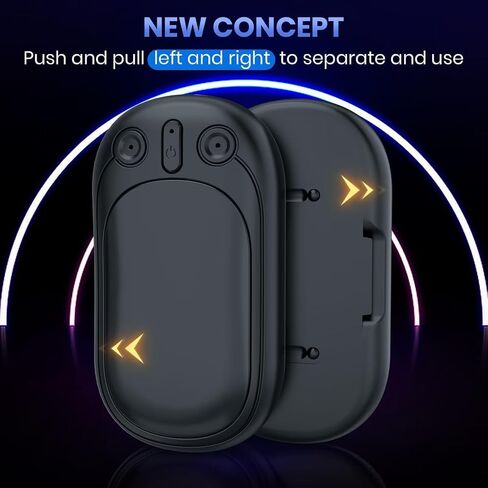 جهاز تدفئة اليد قابل لإعادة الشحن، جهاز تدفئة اليد المحمول SECHKISS 2-Pack 5000mAh قابل لإعادة الاستخدام، جهاز تدفئة الجيب الكهربائي 2 في 1 رائع للاستخدام في الهواء الطلق، والصيد، والجولف، والتخييم، وهدايا دافئة للنساء والرجال... in Saudi Arabia