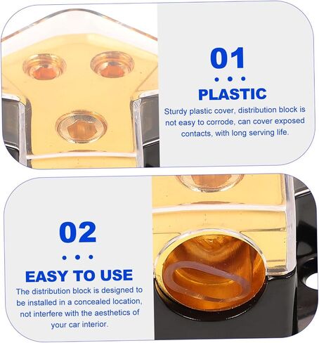 POPETPOP Distribution Block Car Power Splitter for Automotive Systems Easy Installation for Cars Trucks Boats and Use in Saudi Arabia