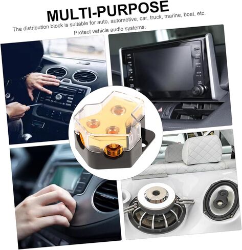 POPETPOP Distribution Block Car Power Splitter for Automotive Systems Easy Installation for Cars Trucks Boats and Use in Saudi Arabia