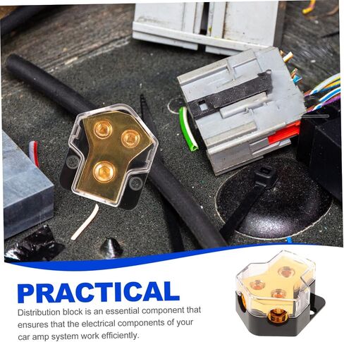 POPETPOP Distribution Block Car Power Splitter for Automotive Systems Easy Installation for Cars Trucks Boats and Use in Saudi Arabia
