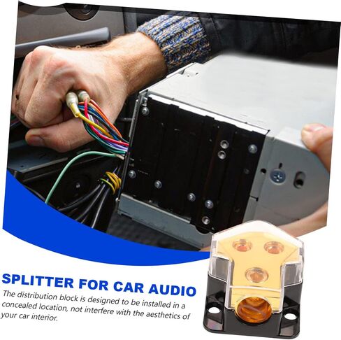 POPETPOP Distribution Block Car Power Splitter for Automotive Systems Easy Installation for Cars Trucks Boats and Use in Saudi Arabia