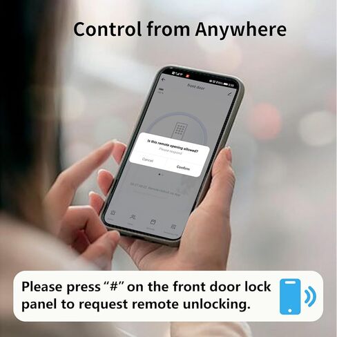 EIYSIE WiFi Smart Door Lock with Handle, Fingerprint Lock Keyless Entry Door Lock with Keypad, Electronic Door Lock for Front Door and Bedroom, Digital Lock Built-in WiFi and App Control in Saudi Arabia
