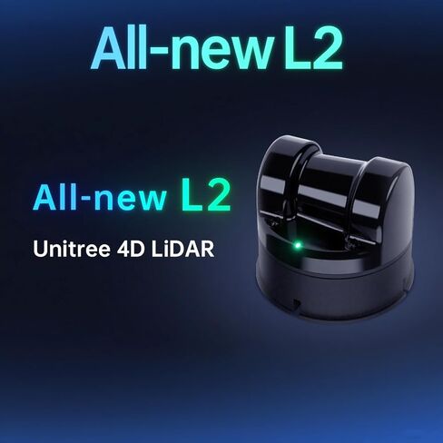 Unitree L2 4D LiDAR Lidar Sensor Radar Laser Radar 360° نصف الكرة الأرضية، 64,000 نقطة/ثانية للروبوتات ورسم الخرائط ثلاثية الأبعاد in Saudi Arabia