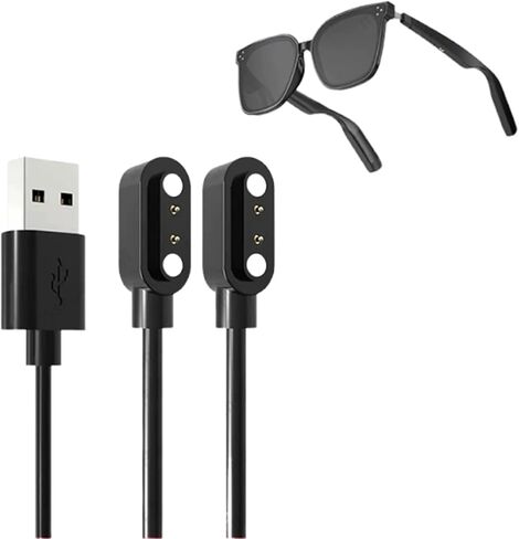 Smart Glasses Charger Replacement for SKCT BG-02, for Giwbeiv,Giinova M01 M06 2Pin Magnetic Smartglasses Charging Cable in Saudi Arabia