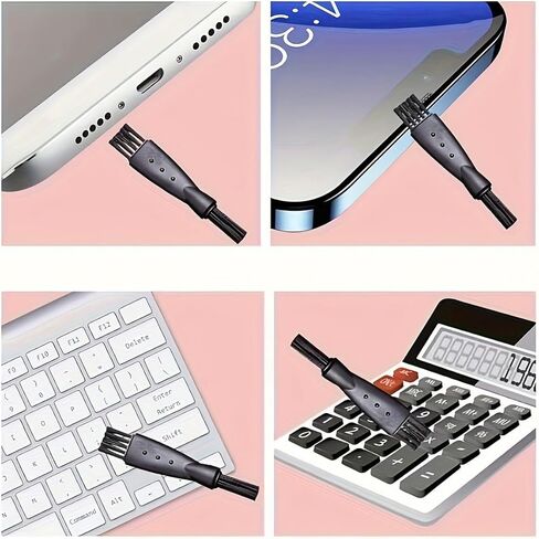 10 Pack Generic Anti Dust Plug Cover Charging Port Protector Cap with Cleaning Brush for Phone 14/15/16 Series, Galaxy S22/S21/S20, Note 20/10, All USB C and Lightning Devices in Saudi Arabia