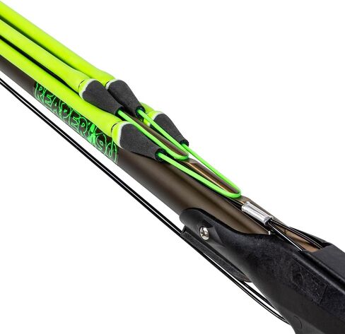 JBL Spearguns Reaper Speargun for Spearfishing, High Performance Speargun for Fishing, Diving, Freediving, Railgun, Aluminum Barrel, Stainless Steel Shaft, Easy Stretch Bands, Made in USA in Kuwait
