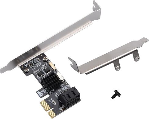 بطاقة وحدة تحكم توسيع PCI-E إلى SATA3.0 مع منافذ SATA مزدوجة 6 جيجابت/ثانية تدعم أوضاع التمهيد AHCI/NO/IDE ملحقات الكمبيوتر in Saudi Arabia