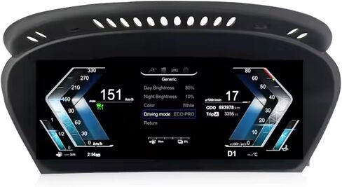 LCD Digital Cluster لـ BMW X5 E70 2007-2013 ، لوحة مقاييس عدادات لوحة القيادة الافتراضية in Kuwait
